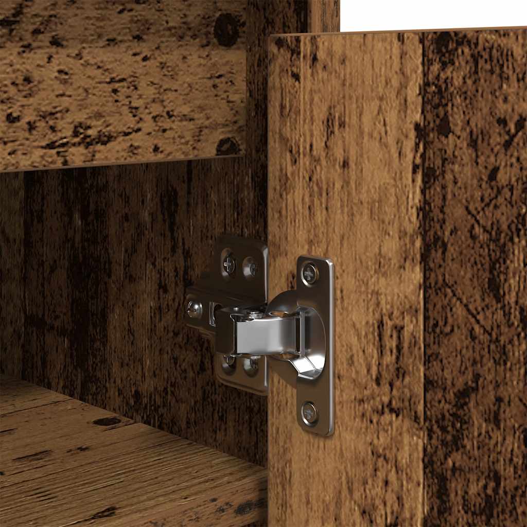 vidaXL Szafka na buty Stare drewno 57x34x76 cm Drewno klejone