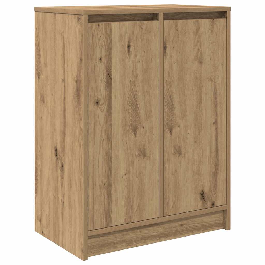 vidaXL Szafka na buty Artisan Oak 57x34x76 cm Drewno klejone