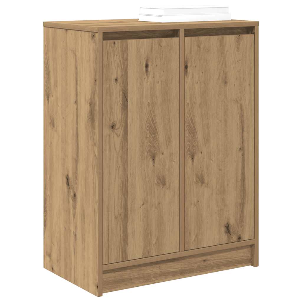 vidaXL Szafka na buty Artisan Oak 57x34x76 cm Drewno klejone