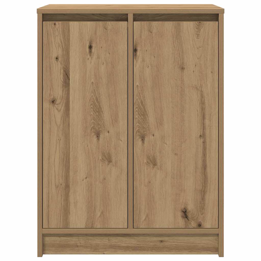 vidaXL Szafka na buty Artisan Oak 57x34x76 cm Drewno klejone