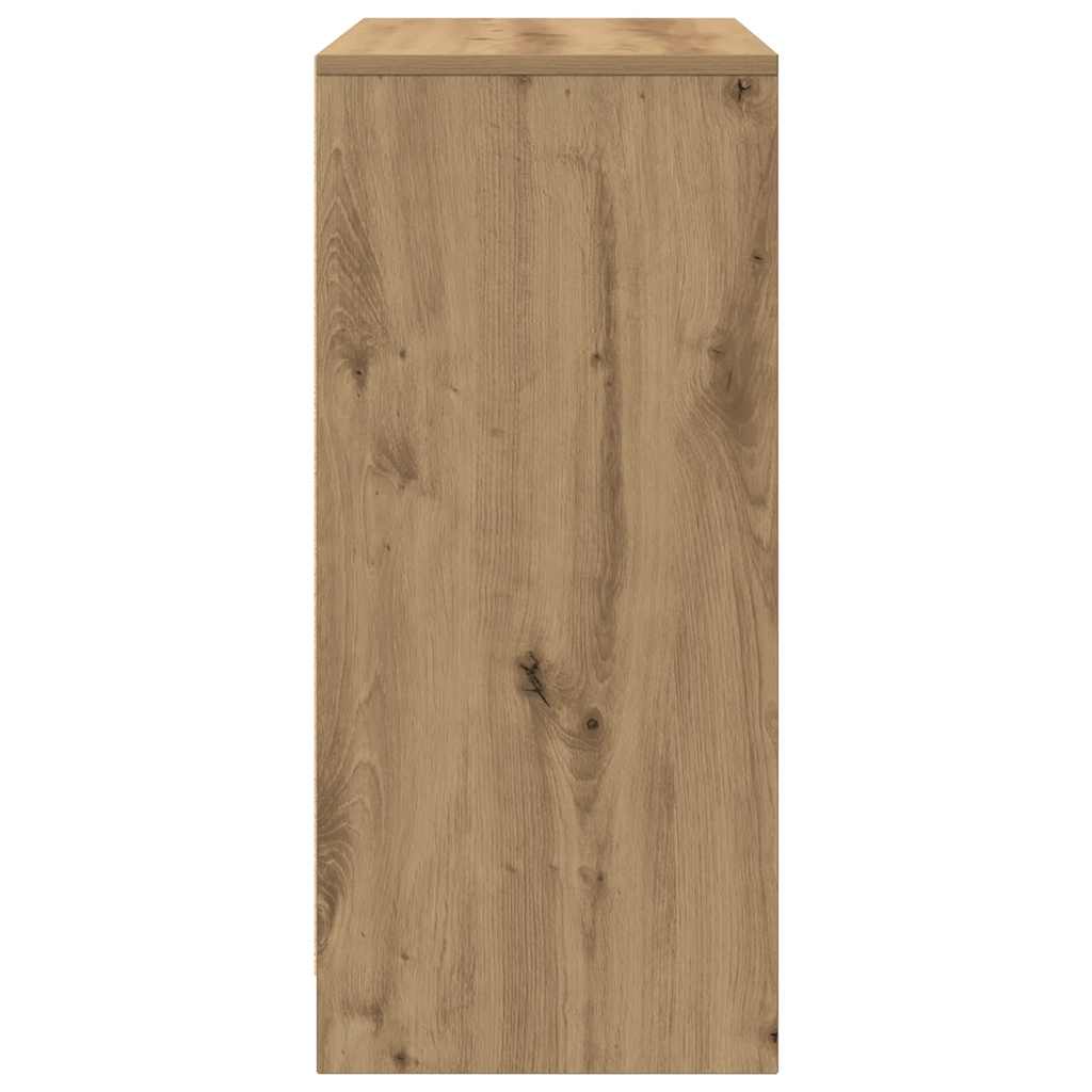vidaXL Szafka na buty Artisan Oak 57x34x76 cm Drewno klejone