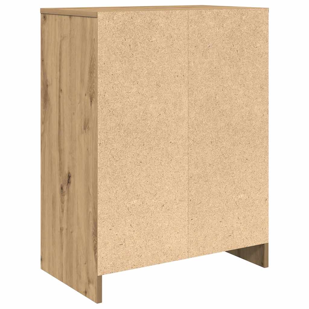 vidaXL Szafka na buty Artisan Oak 57x34x76 cm Drewno klejone