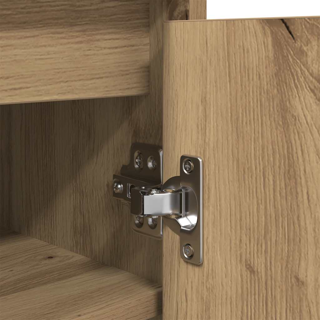 vidaXL Szafka na buty Artisan Oak 57x34x76 cm Drewno klejone