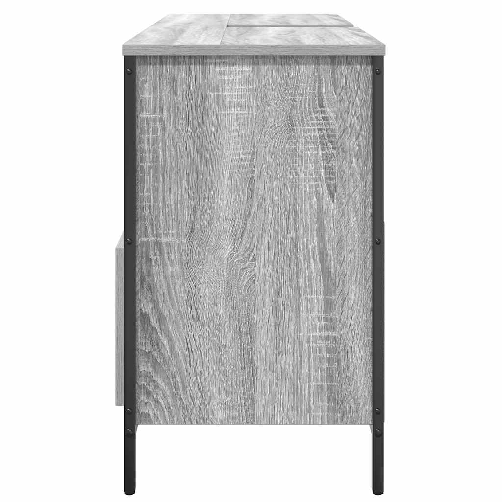 vidaXL Szafka pod umywalkę łazienkową z szufladami 90x34,5x60 cm