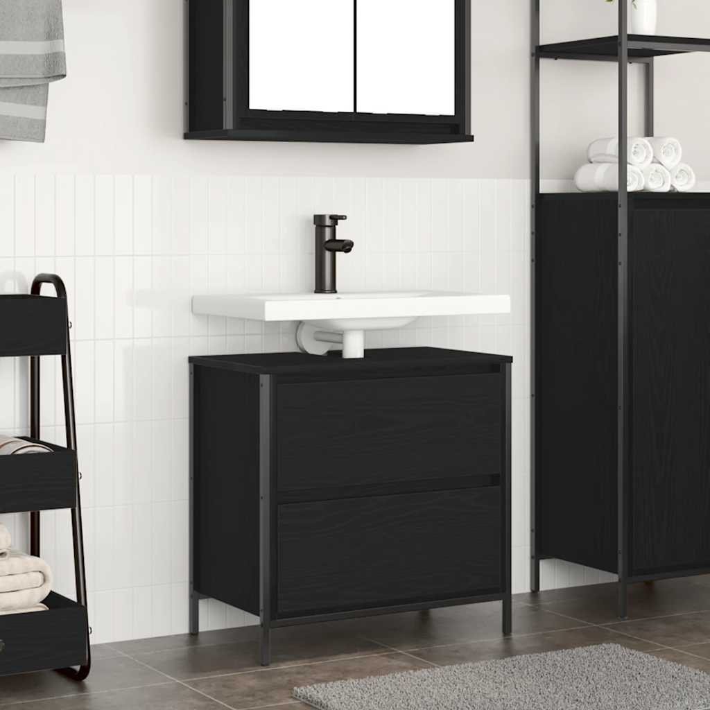vidaXL Szafka pod umywalkę łazienkową z szufladami 60x34,5x60 cm