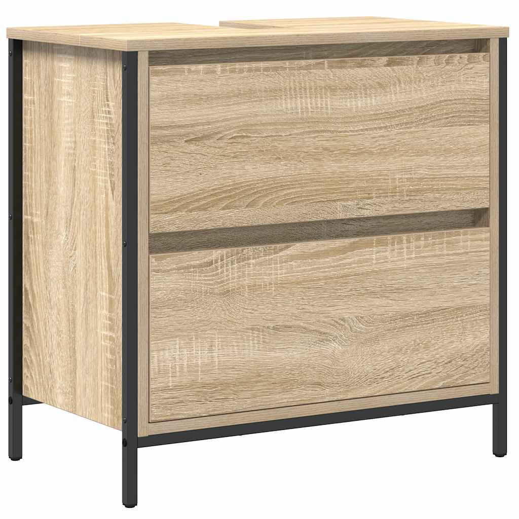 vidaXL Szafka pod umywalkę łazienkową z szufladami 60x34,5x60 cm