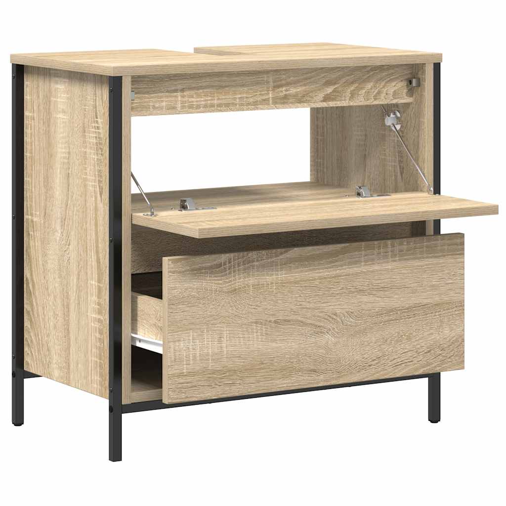 vidaXL Szafka pod umywalkę łazienkową z szufladami 60x34,5x60 cm