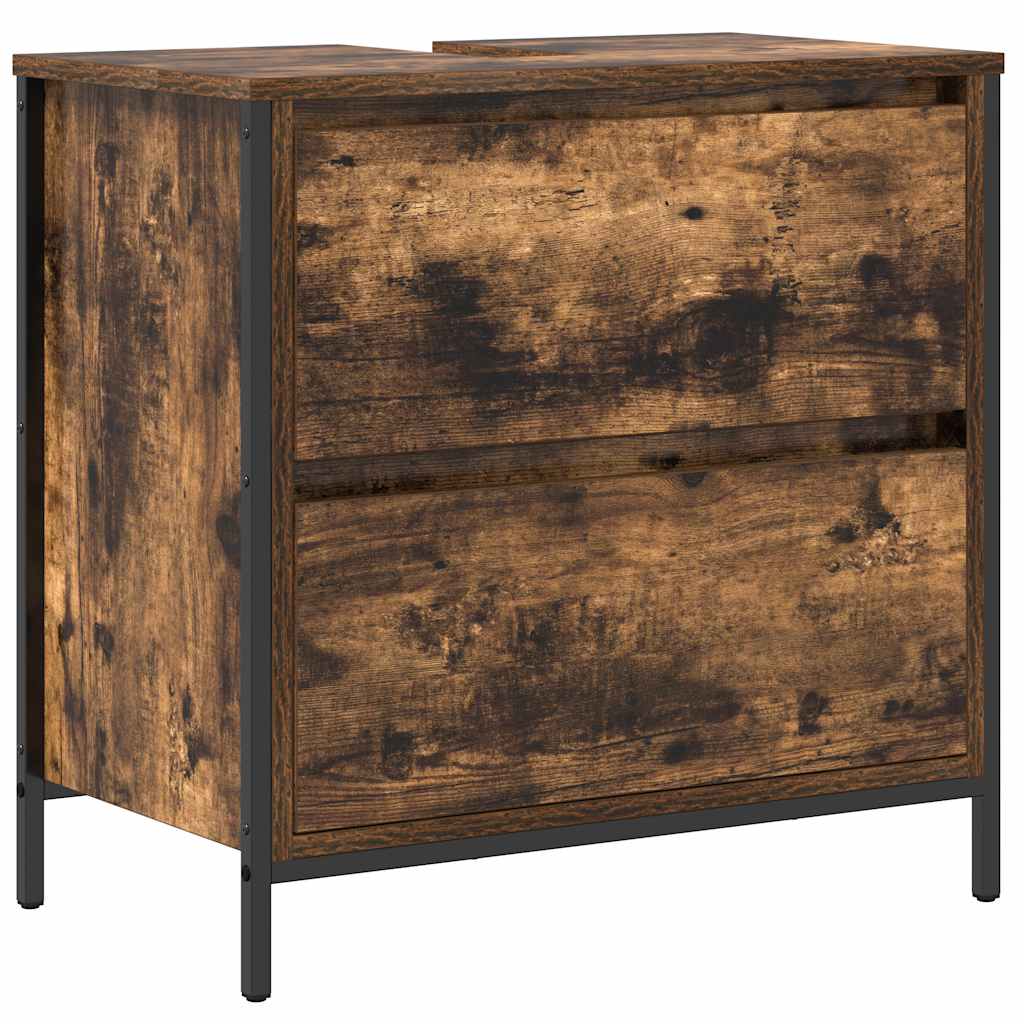 vidaXL Szafka pod umywalkę łazienkową z szufladami 60x34,5x60 cm