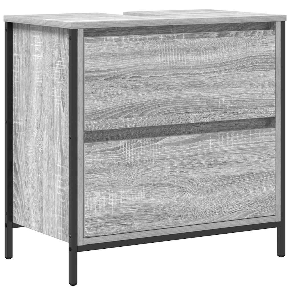 vidaXL Szafka pod umywalkę łazienkową z szufladami 60x34,5x60 cm
