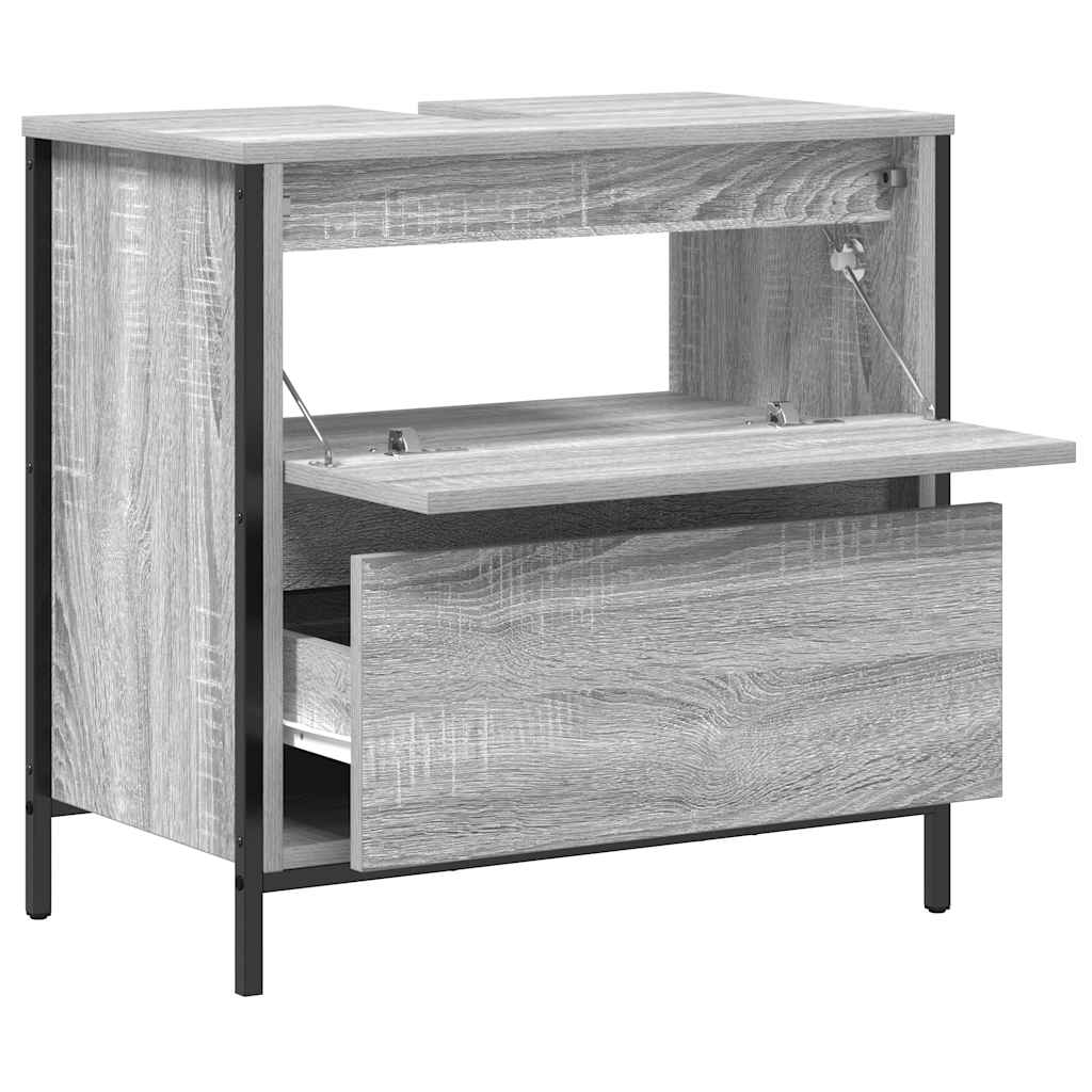 vidaXL Szafka pod umywalkę łazienkową z szufladami 60x34,5x60 cm