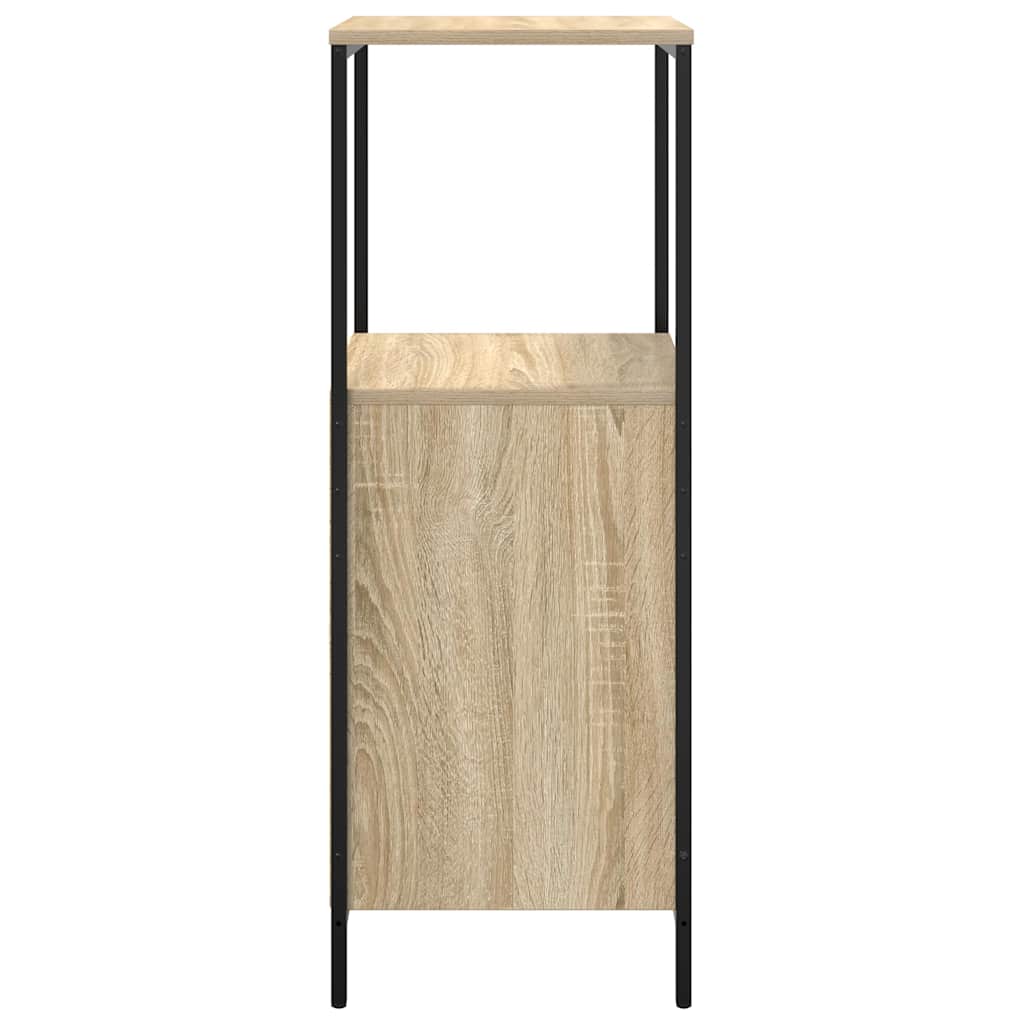 vidaXL Szafka łazienkowa z półkami, dąb sonoma, 36x35x95 cm