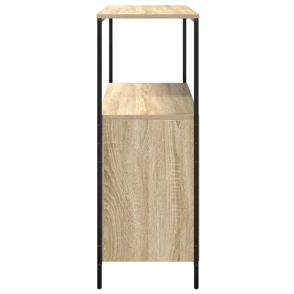 vidaXL Szafka łazienkowa z półkami, dąb sonoma, 76,5x35x95 cm