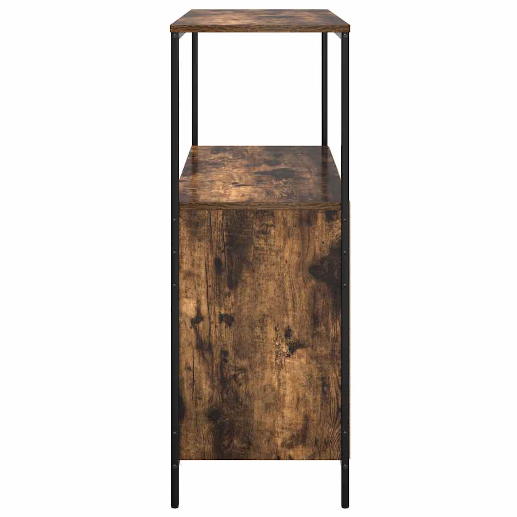 vidaXL Szafka łazienkowa z półkami, przydymiony dąb, 76,5x35x95 cm