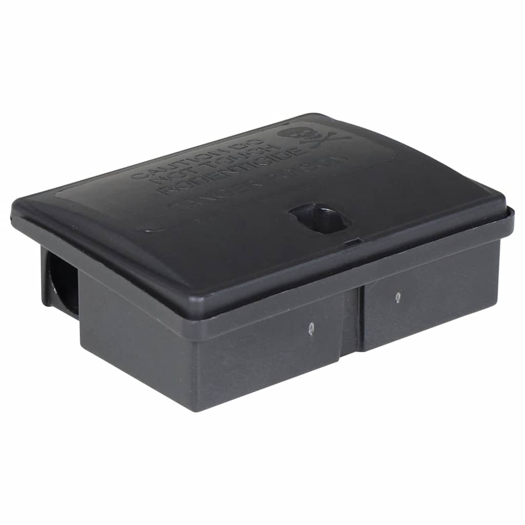 vidaXL Pułapki na myszy 5 szt. Czarne 13x10x4 cm