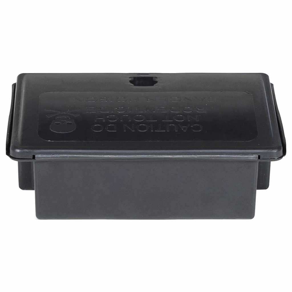 vidaXL Pułapki na myszy 10 szt. Czarne 13x10x4 cm
