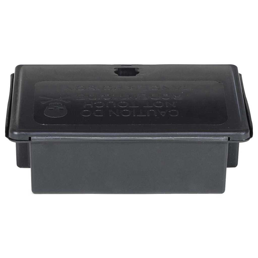 vidaXL Pułapki na myszy 20 szt. Czarne 13x10x4 cm