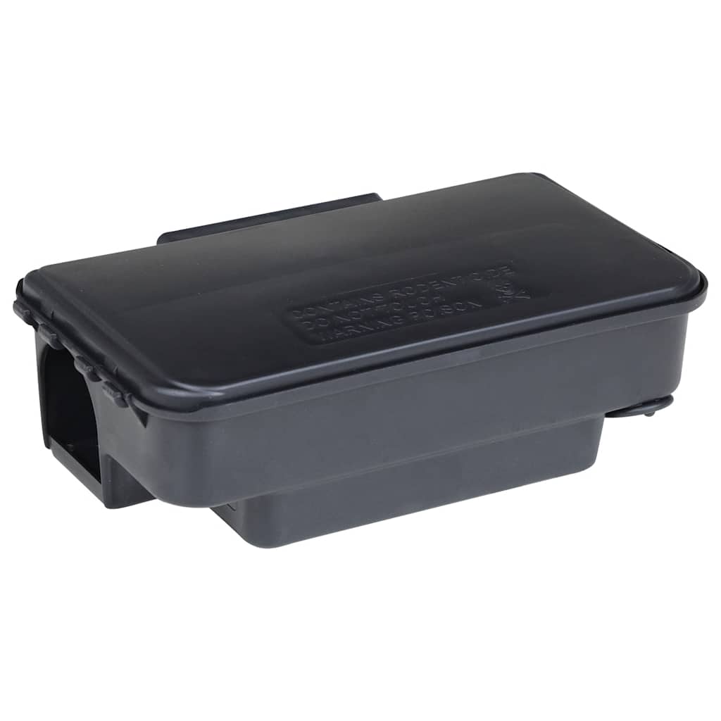vidaXL Pułapki na myszy 6 szt. Czarne 22x12,5x7,5 cm