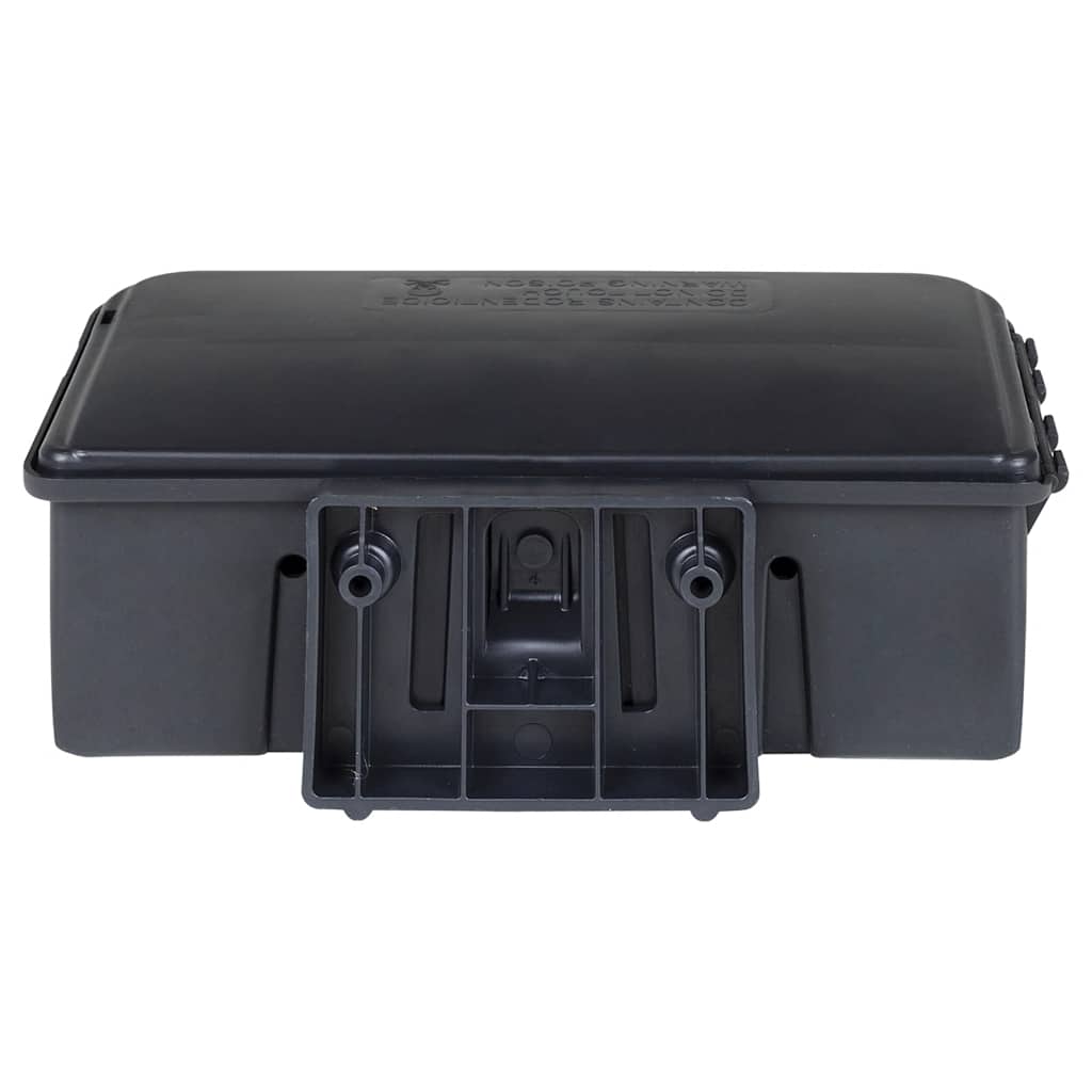 vidaXL Pułapki na myszy 6 szt. Czarne 22x12,5x7,5 cm