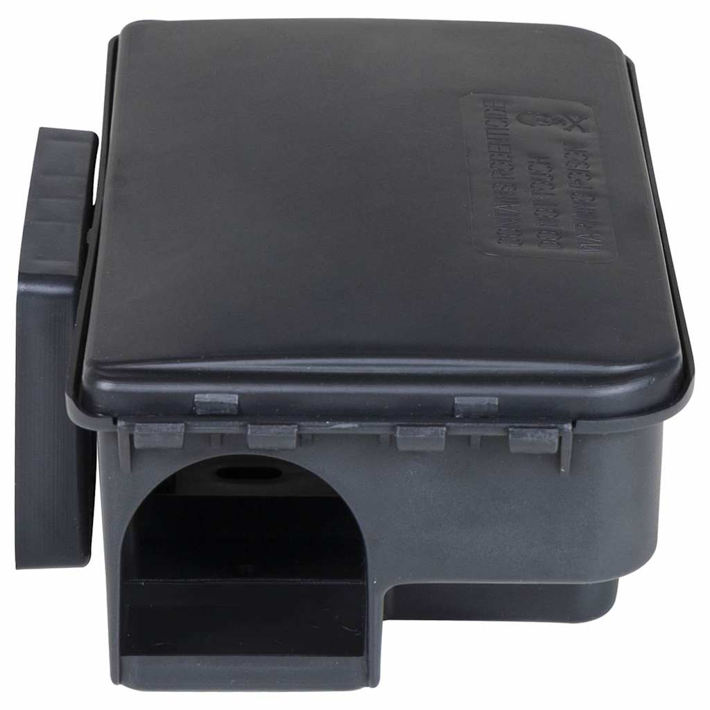 vidaXL Pułapki na myszy 12 szt. Czarne 22x12,5x7,5 cm