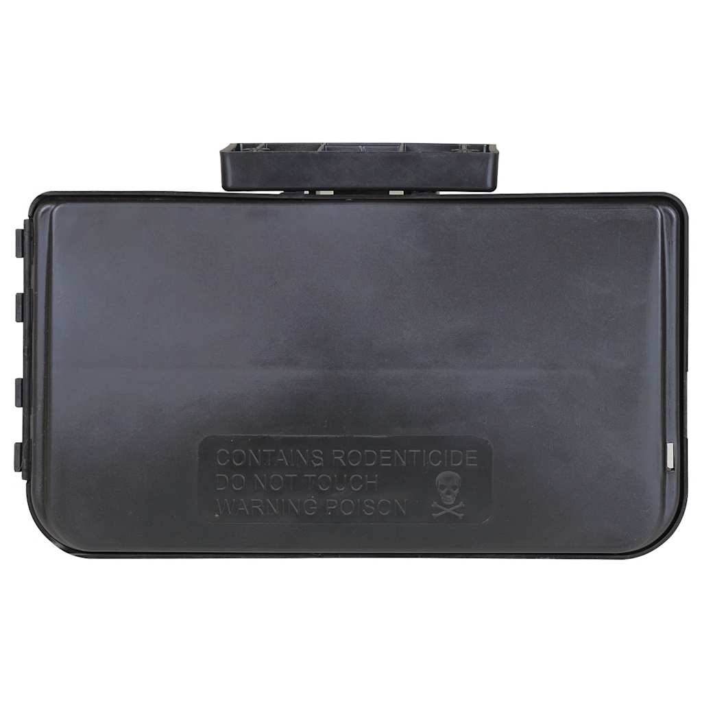 vidaXL Pułapki na myszy 12 szt. Czarne 22x12,5x7,5 cm