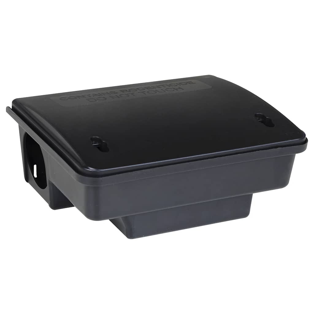 vidaXL Pułapki na myszy 6 szt. Czarne 23x19x9,5 cm