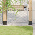 vidaXL Podstawy słupków kwadratowe 12 szt. Antracyt 121x121 mm
