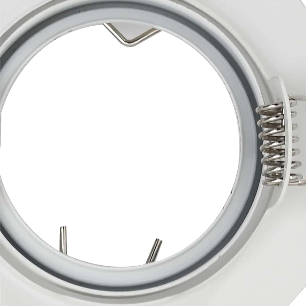 vidaXL Reflektor 12 pcs Biały 9 x 9 x 2.5 cm Metal