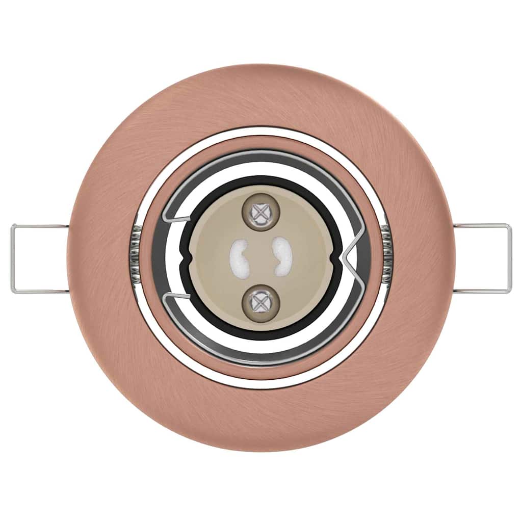 vidaXL Reflektor 12 pcs miedziany 9 x 9 x 2.5 cm Metal