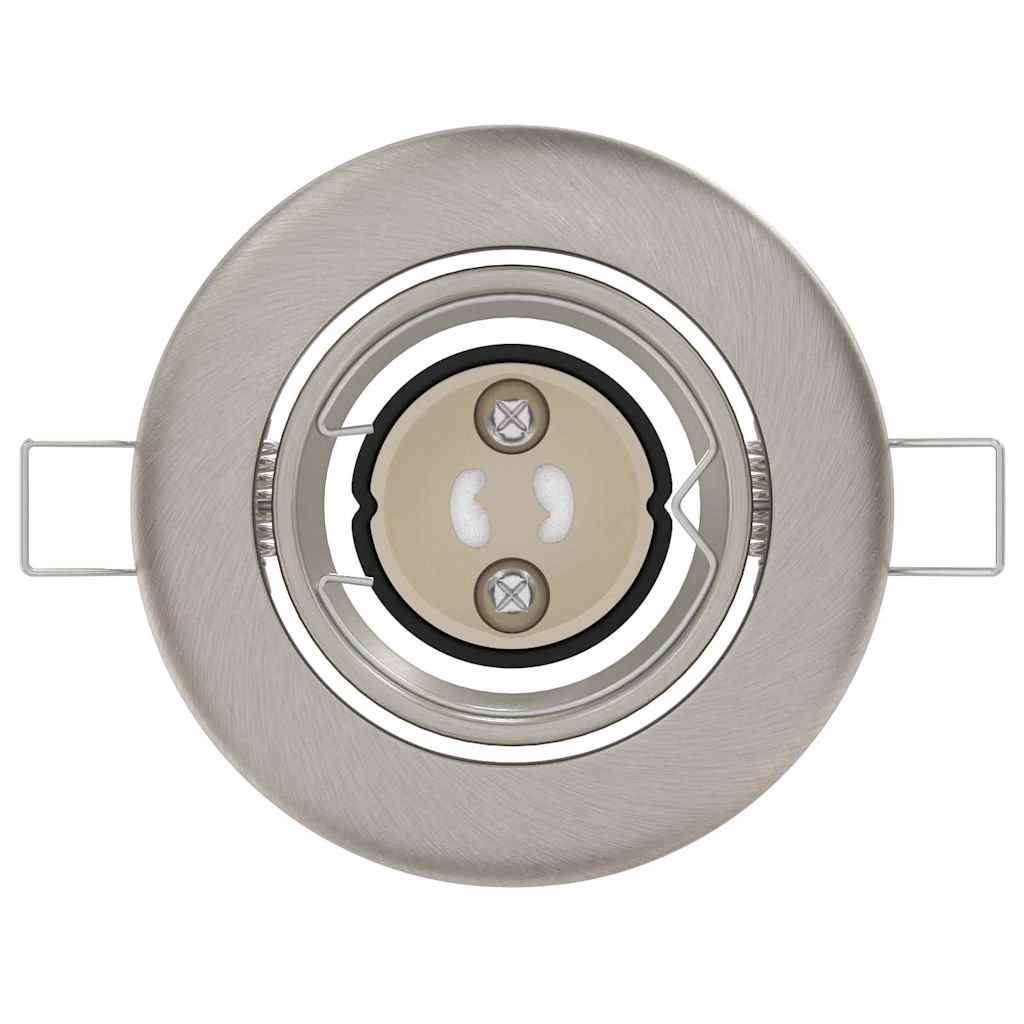 vidaXL Reflektor 12 pcs Srebrny 9 x 9 x 2.5 cm Metal