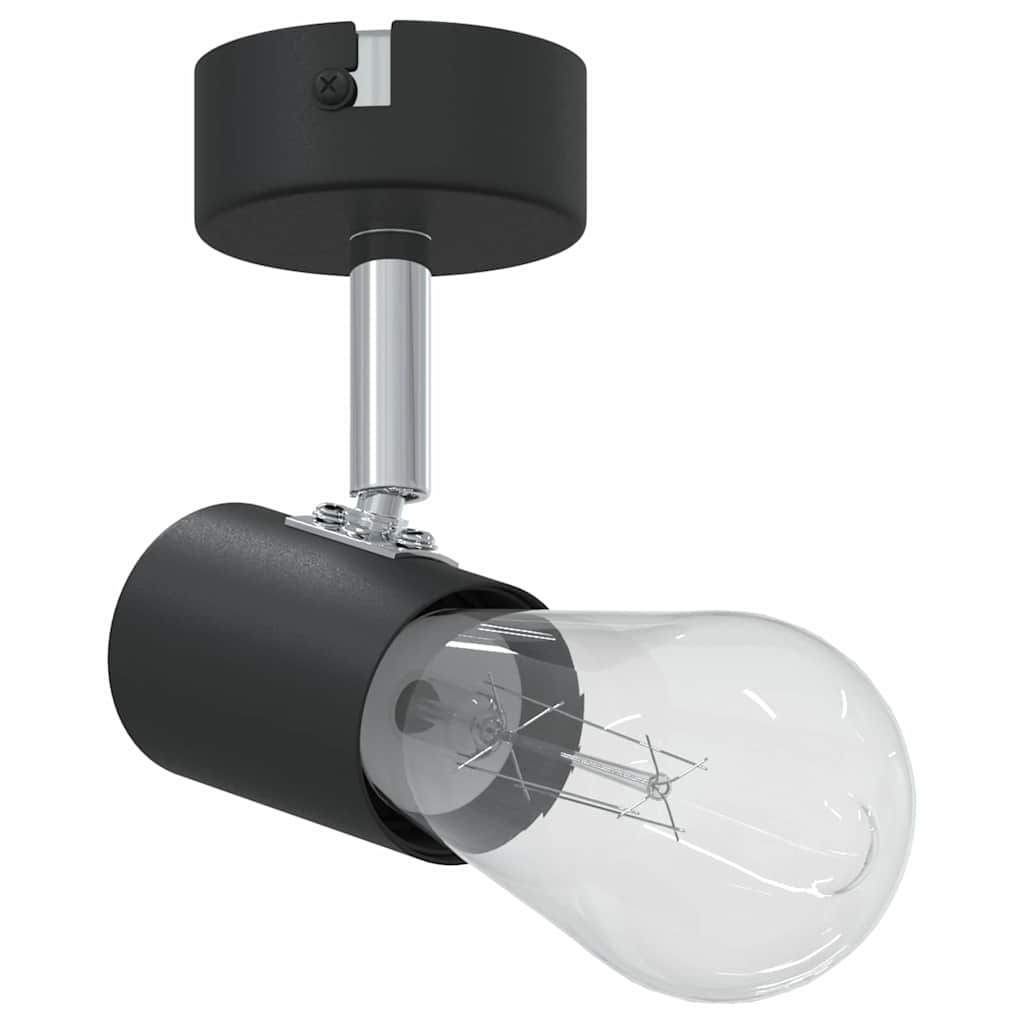 vidaXL Reflektor sufitowy Czarny 6,5 x 6 x 11,5 cm Metal