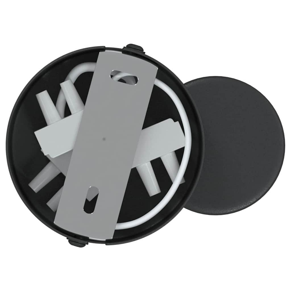 vidaXL Reflektor sufitowy Czarny 6,5 x 6 x 11,5 cm Metal