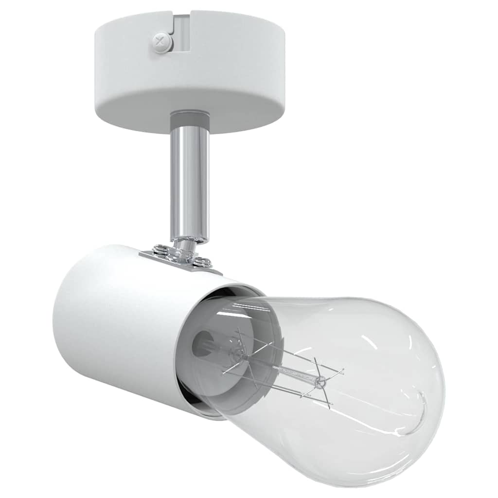 vidaXL Reflektor sufitowy Z reflektorami Biały 6,5 x 6 x 11,5 cm Metal