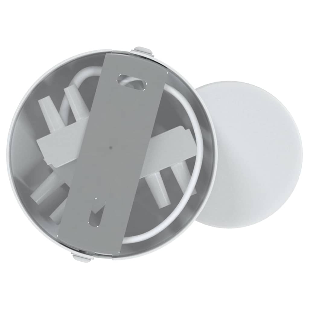vidaXL Reflektor sufitowy Z reflektorami Biały 6,5 x 6 x 11,5 cm Metal