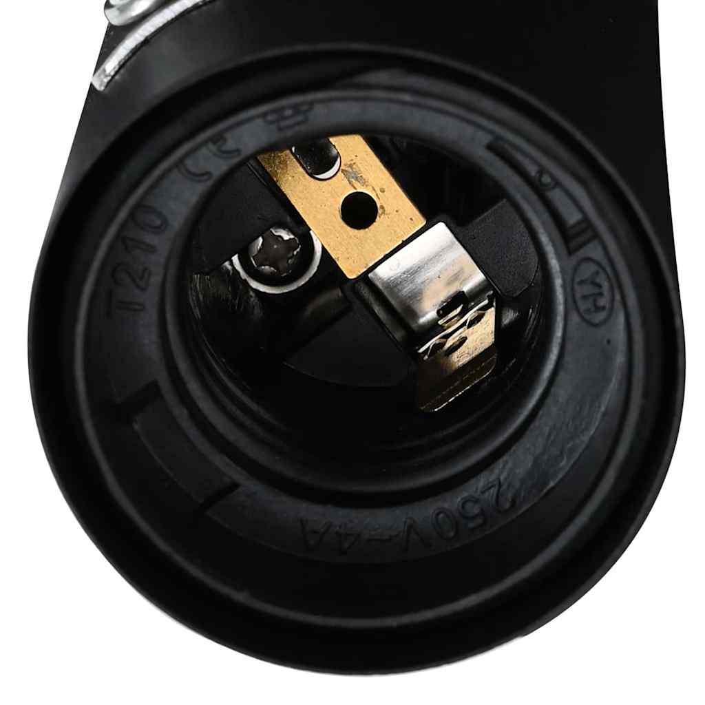vidaXL Reflektor sufitowy Czarny 26 x 6,5 x 11,5 cm Metal
