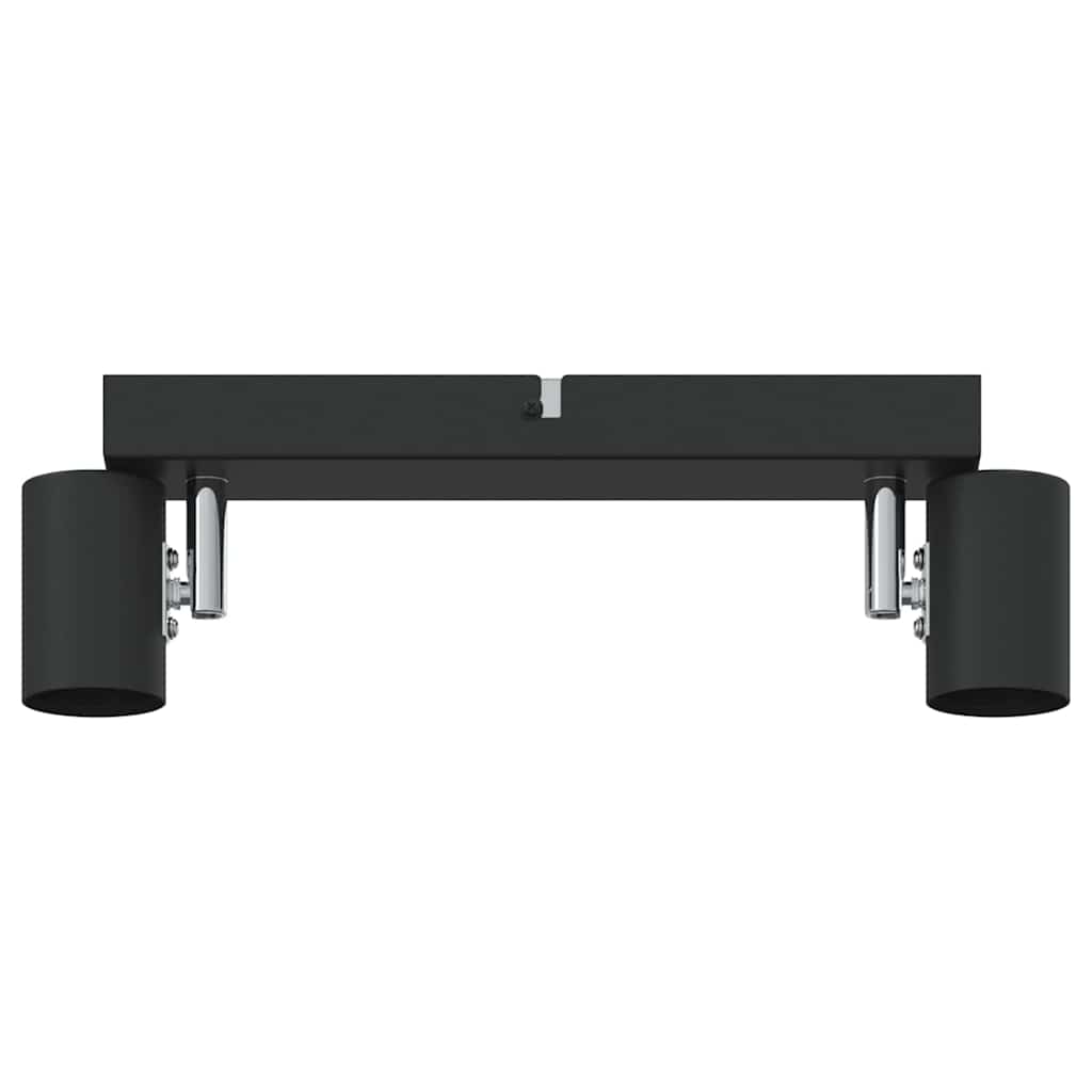 vidaXL Reflektor sufitowy Czarny 26 x 6,5 x 11,5 cm Metal