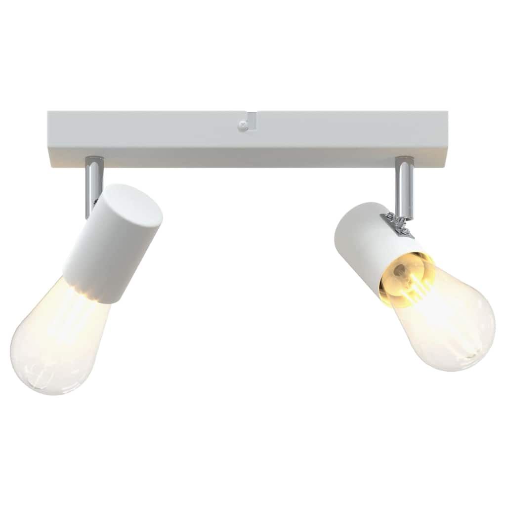 vidaXL Reflektor sufitowy Biały 26 x 6,5 x 11,5 cm Metal