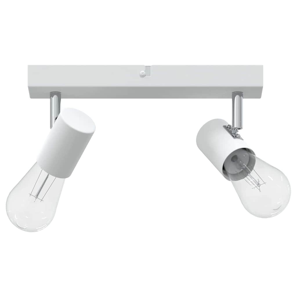 vidaXL Reflektor sufitowy Biały 26 x 6,5 x 11,5 cm Metal
