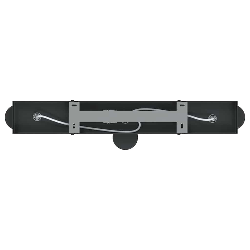 vidaXL Reflektor sufitowy Czarny 38 x 6,5 x 11,5 cm Metal