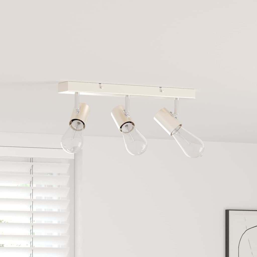 vidaXL Reflektor sufitowy Nikiel 38 x 6,5 x 11,5 cm Metal