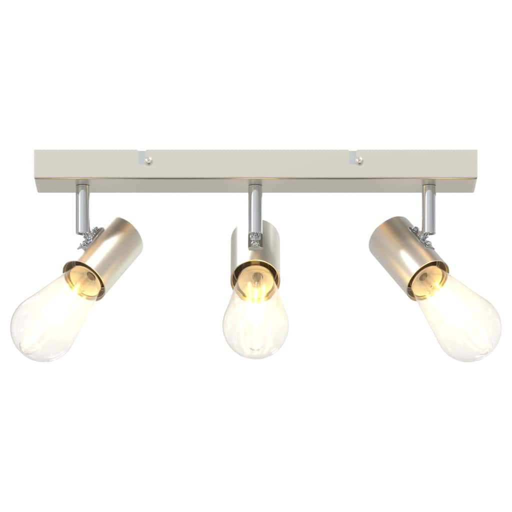 vidaXL Reflektor sufitowy Nikiel 38 x 6,5 x 11,5 cm Metal