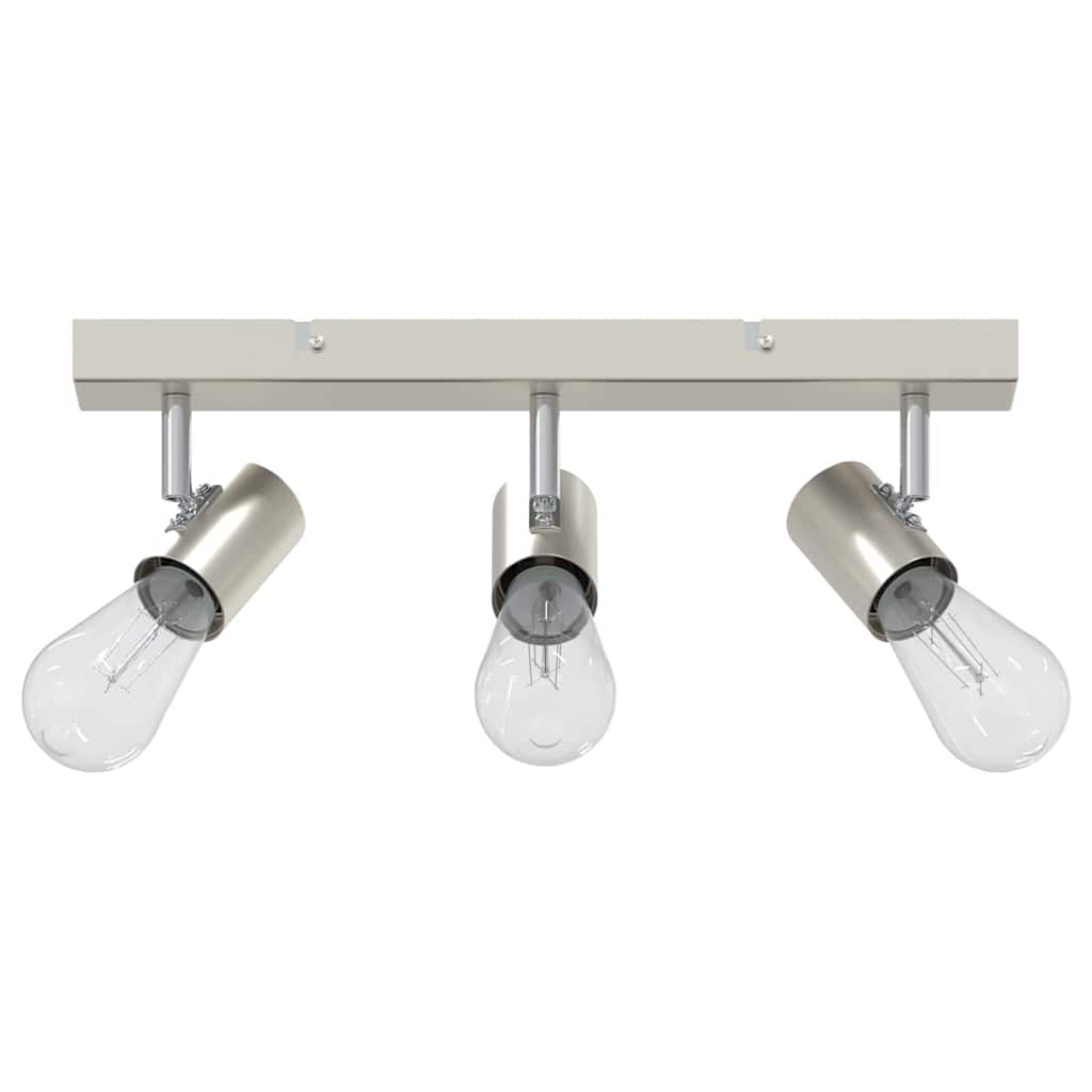 vidaXL Reflektor sufitowy Nikiel 38 x 6,5 x 11,5 cm Metal