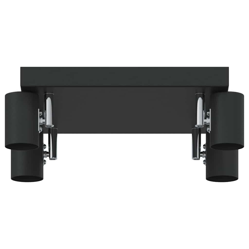 vidaXL Reflektor sufitowy Czarny 26,5 x 26 x 11,5 cm Metal