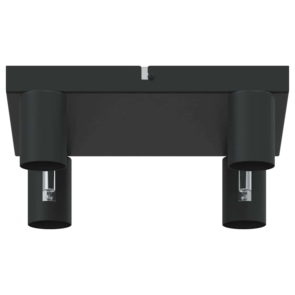 vidaXL Reflektor sufitowy Czarny 26,5 x 26 x 11,5 cm Metal