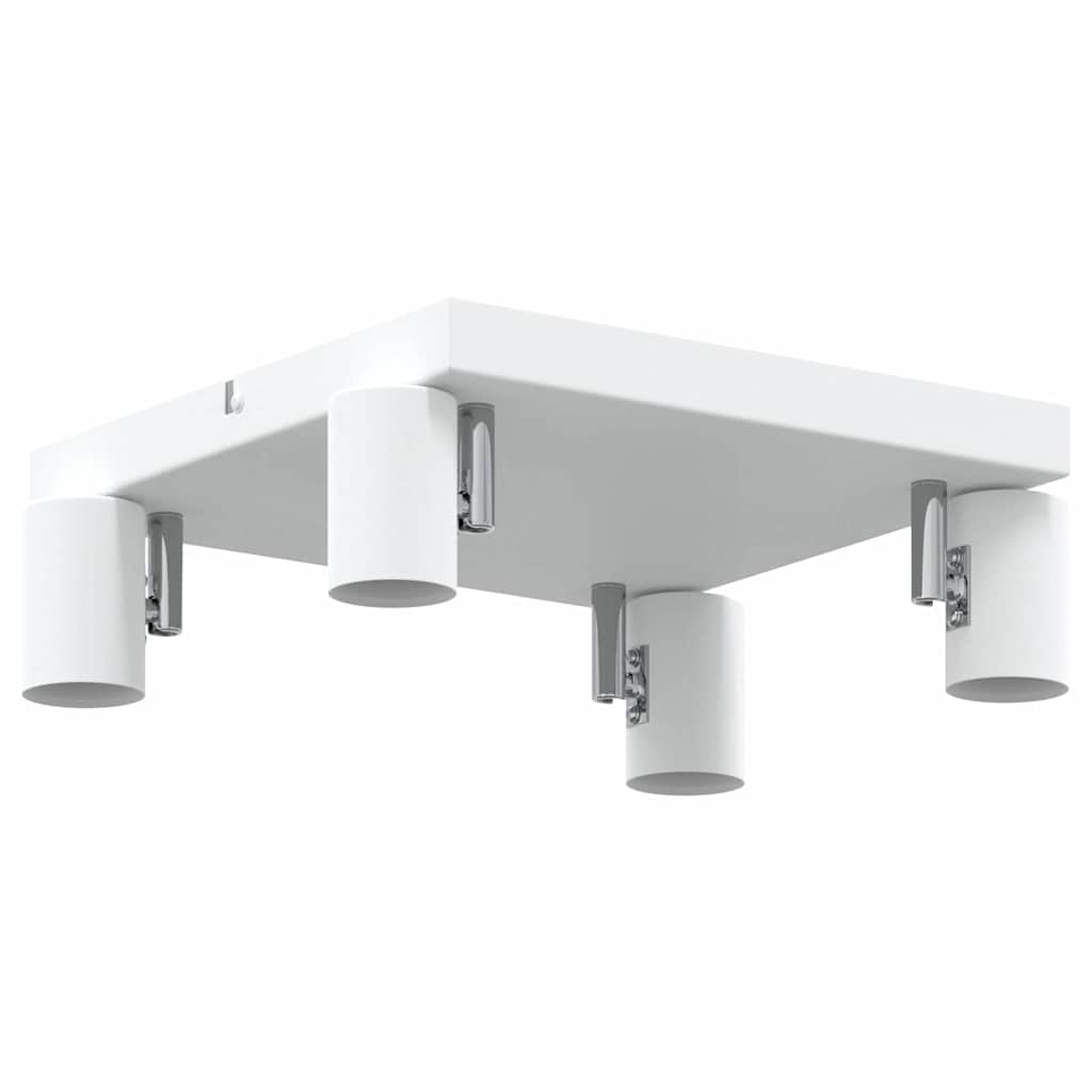 vidaXL Reflektor sufitowy Biały 26,5 x 26 x 11,5 cm Metal