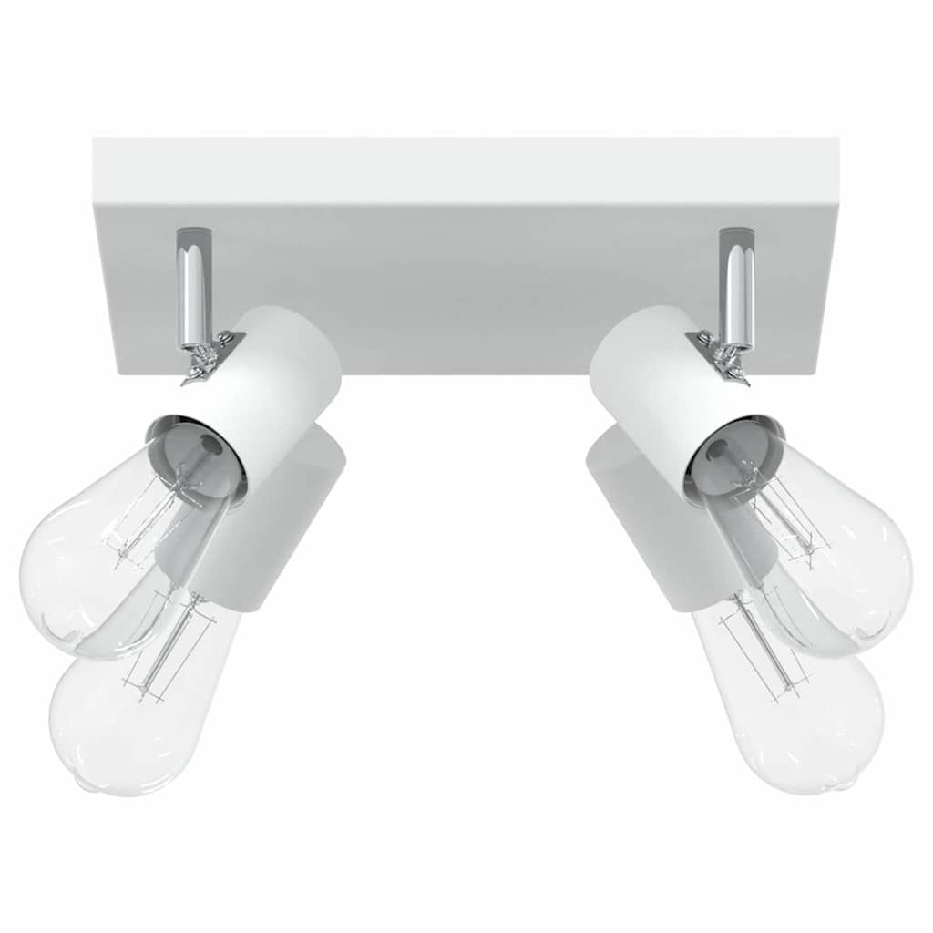vidaXL Reflektor sufitowy Biały 26,5 x 26 x 11,5 cm Metal
