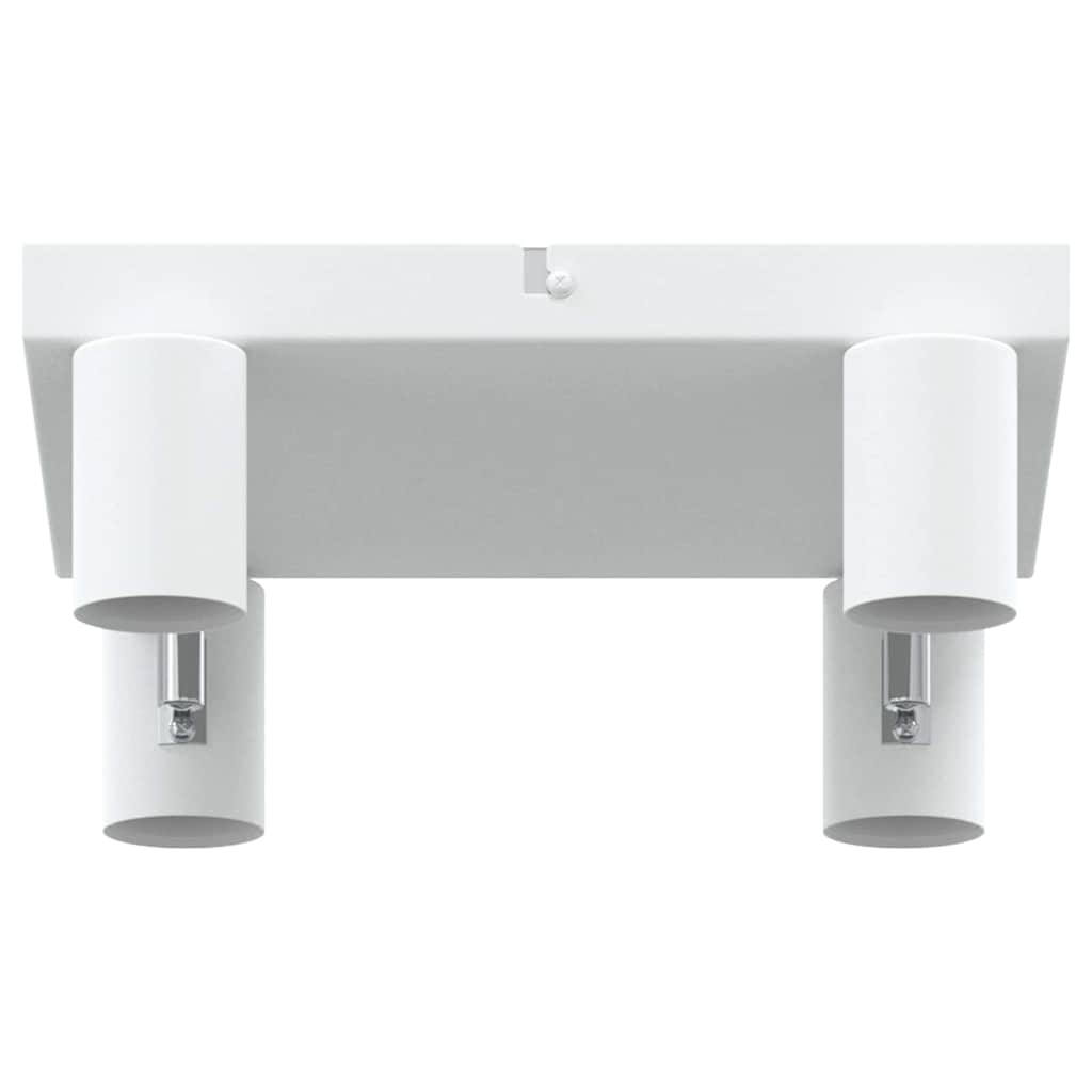 vidaXL Reflektor sufitowy Biały 26,5 x 26 x 11,5 cm Metal