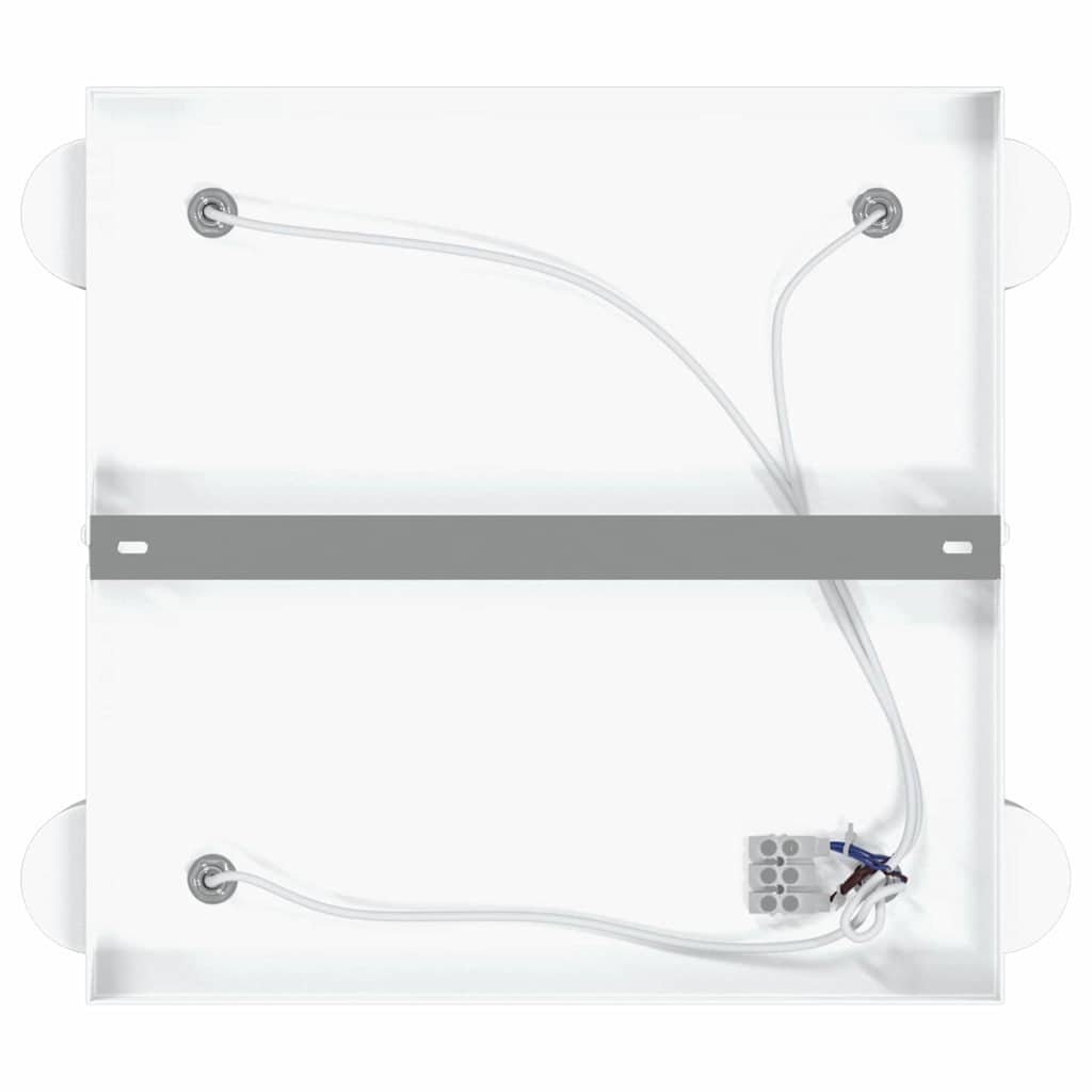 vidaXL Reflektor sufitowy Biały 26,5 x 26 x 11,5 cm Metal
