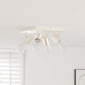 vidaXL Reflektor sufitowy Nikiel 26,5 x 26 x 11,5 cm Metal