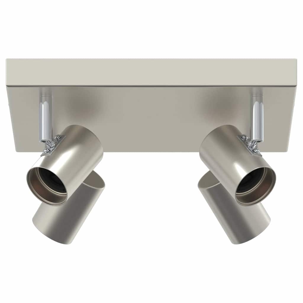 vidaXL Reflektor sufitowy Nikiel 26,5 x 26 x 11,5 cm Metal