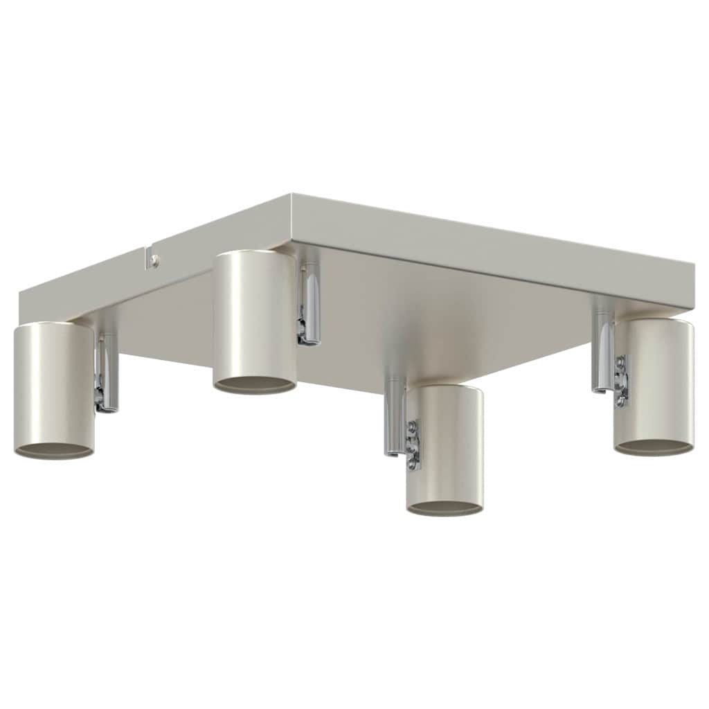 vidaXL Reflektor sufitowy Nikiel 26,5 x 26 x 11,5 cm Metal